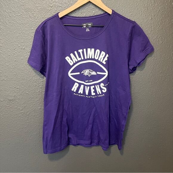 NWT NFL Baltimore Ravens 2XL women’s shirt - Picture 1 of 11
